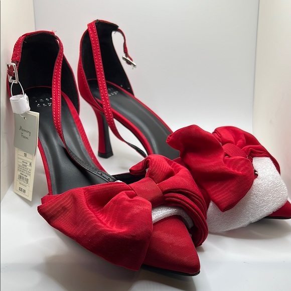 a new day Shoes A New Day Red Bow Stiletto Heels Poshmark